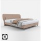Chome Designs Wave Floating bed in leather 
